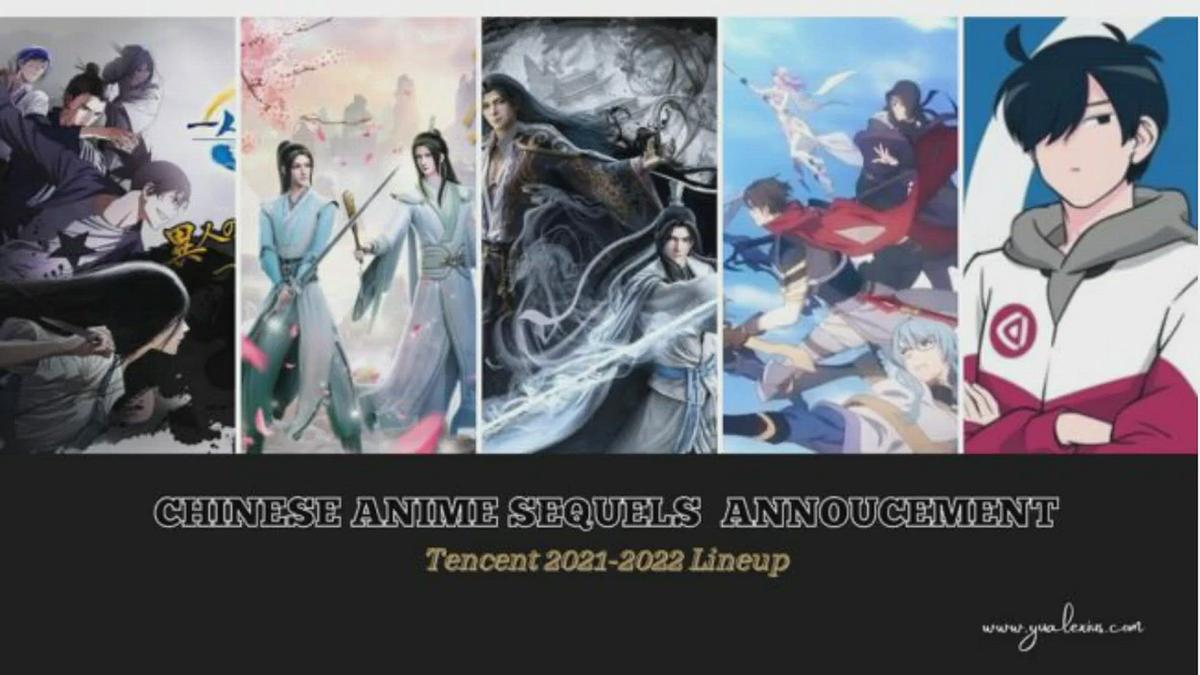 'Video thumbnail for Upcoming Chinese Anime Sequels from Tencent 2021-2022  Donghua Lineup'