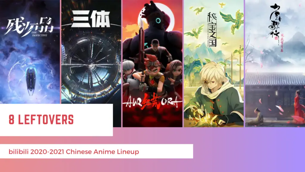Bilibili 2020-2021 Chinese Anime Lineup Leftovers